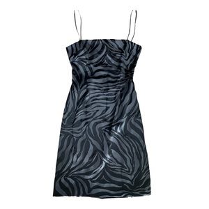 Versus (Versace) Black Zebra Dress, Size IT 44
